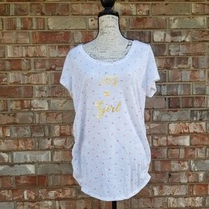 Its A Girl Maternity Top